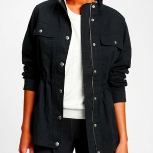 Black utility jacket